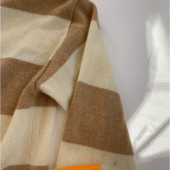 Vineyard Vines 100% Cashmere Striped V-Neck Pullover Sweater Size Small - Picture 8 of 8